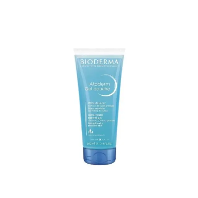 Bioderma Atoderm Αφρόλουτρο σε Gel 100ml – Απαλό Καθαριστικό για Ξηρό & Ευαίσθητο Δέρμα