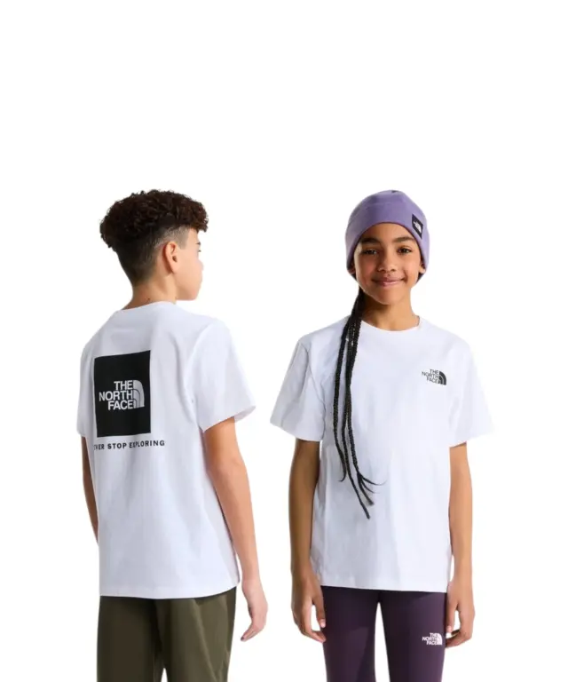 The North Face - Παιδική Κοντομάνικη Μπλούζα T-shirt Evolution Box Nse SS NF0A8CVA-FN4 Λευκό - 7 ετών