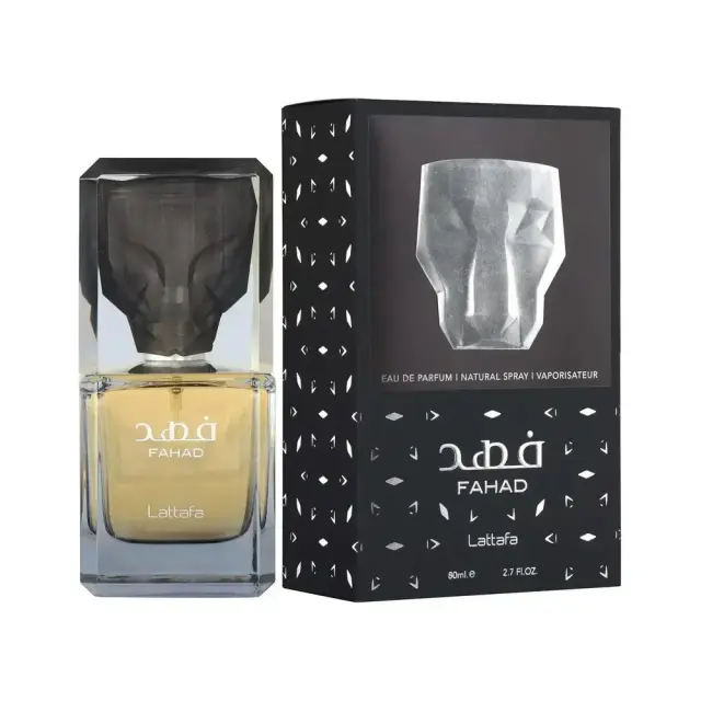 Lattafa Fahad Eau de Parfum 80ml – Ανδρικό Oriental Fougère Άρωμα με Ανανά, Μαύρο Πιπέρι, Λιβάνι + Κέδρο