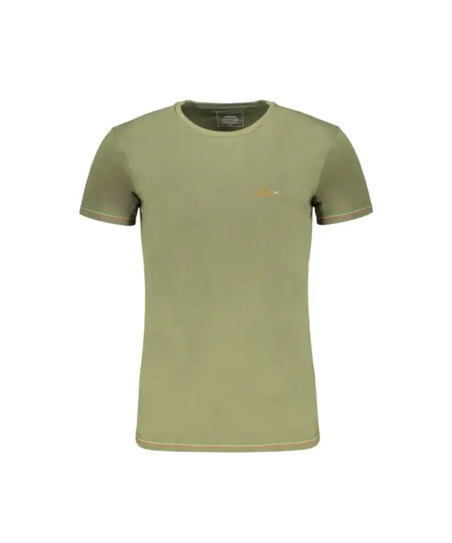Aeronautica Militare - Ανδρική Κοντομάνικη Φανέλα SCOTI003J508-07001 Λαδί 3