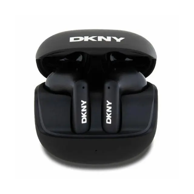 DKNY TWS BT Satiny Finish Headphones - Black