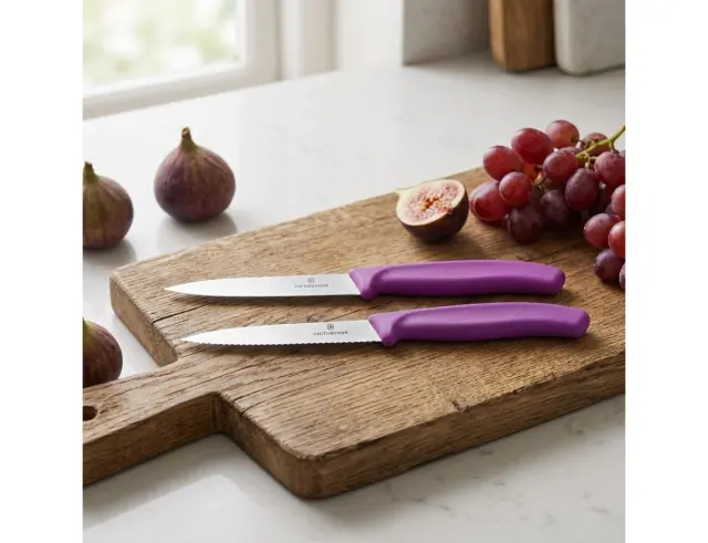 Σετ Μαχαίρια Γενικής Χρήσης Victorinox Swiss Classic με μήκος λεπίδας 10cm - Purple - 2 τεμάχια6.7795.2C1