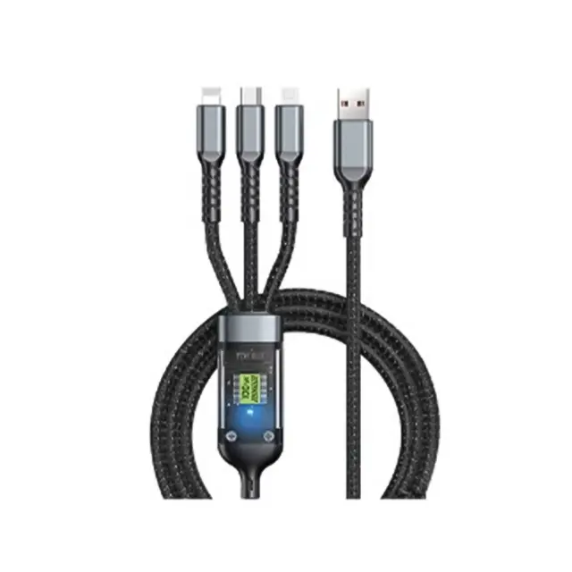 Andowl Q-SJ150 USB to IOS / Micro / TypeC Καλώδιο Φόρτισης και Data 100W 1.5m 2