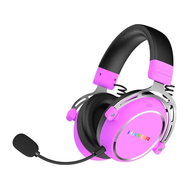 Hator Gaming Headset Hypergang 3 Wireless ESH52 Hi-Res ANC Purple (ESH52)