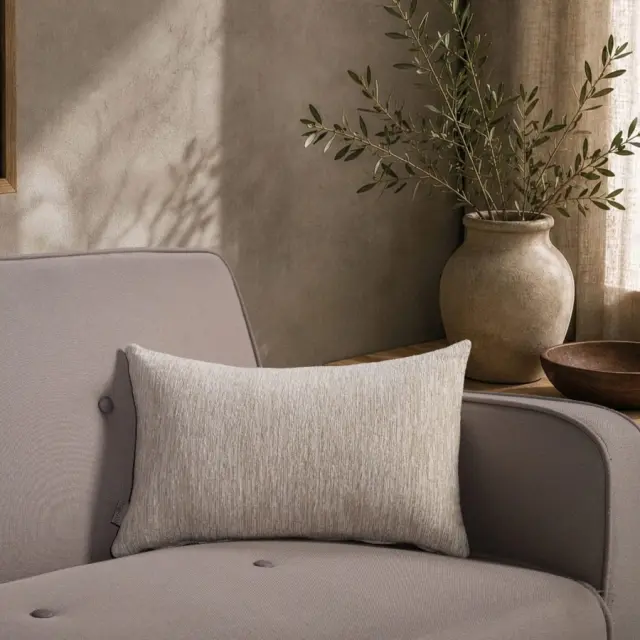 Μαξιλαροθήκη Kent 01 Ivory Cream TEORAN 30x50cm 2