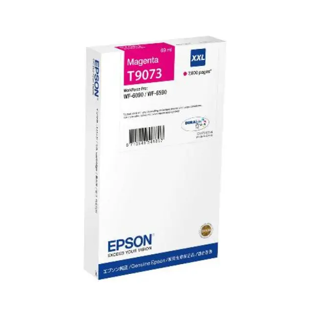 Epson T9073 Γνήσιο Μελάνι Εκτυπωτή InkJet Ματζέντα (C13T90734N)