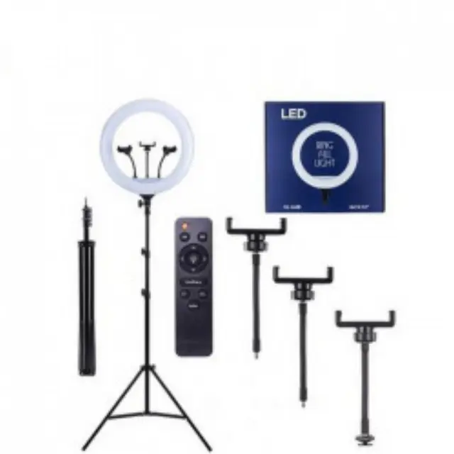 Ring Light YQ-580 - Επαγγελματικό φωτιστικό δαχτυλίδι Led 58cm με τρίποδο και τηλεκοντρόλ