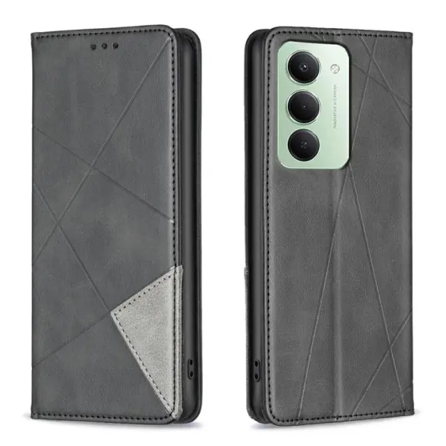 Geometrical Pattern Θήκη Βιβλίο για Redmi 15-Black OEM
