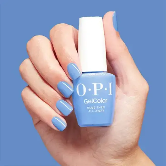 O⋅P⋅I Gel Color Blue Them All Away 15ml 3