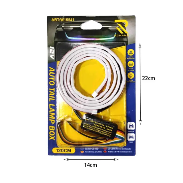 Rchang Διακοσμητική ταινία αυτοκινήτου RGB 12V 120cm W15541 - LED Car auto tail lamp box strip z696167 2