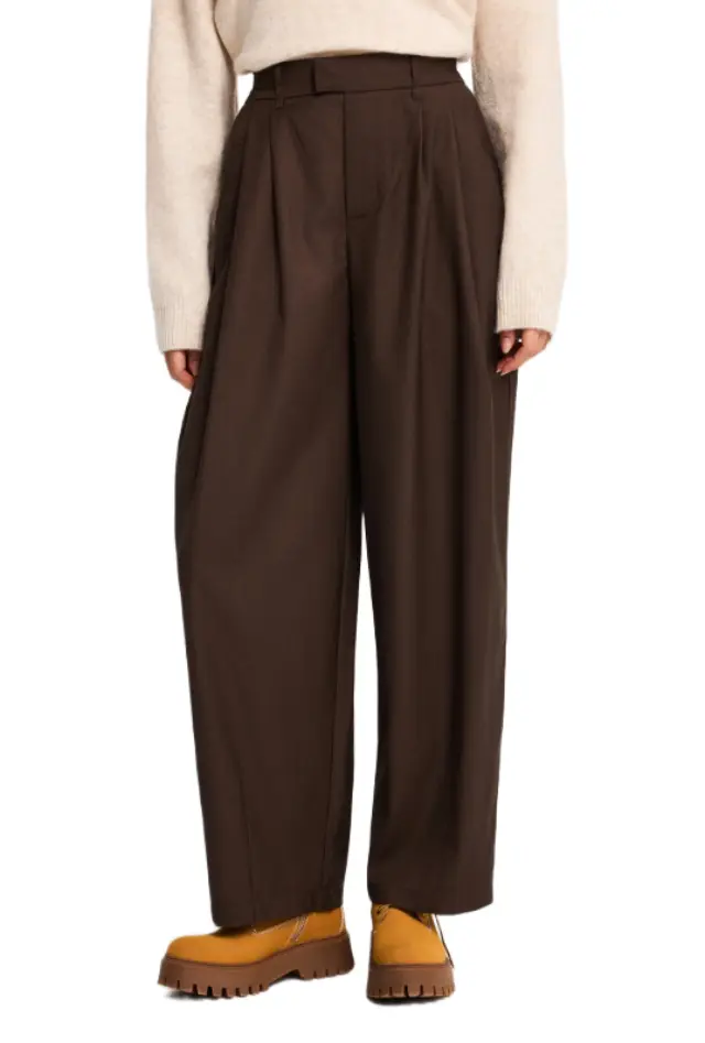 Funky Buddha γυναικείο tailored balloon fit παντελόνι FBL014-113-02-2 2