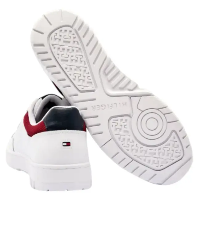 Tommy Hilfiger - Ανδρικά Sneakers Th Basket Core Lth FM0FM05629-0GZ Λευκό - 40 3