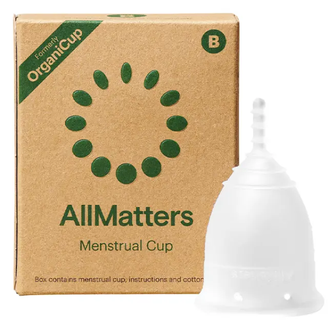 AllMatters (OrganiCup) Menstrual Cup Size B Κύπελλο Περιόδου 1τμχ