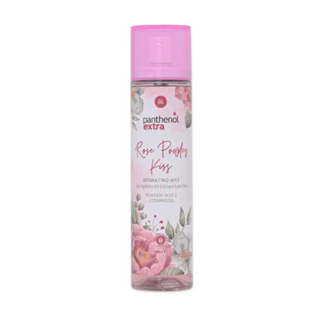 Medisei Panthenol Extra Rose Powder Kiss Αρωματικό Mist για Πρόσωπο Σώμα & Μαλλιά, 100ml
