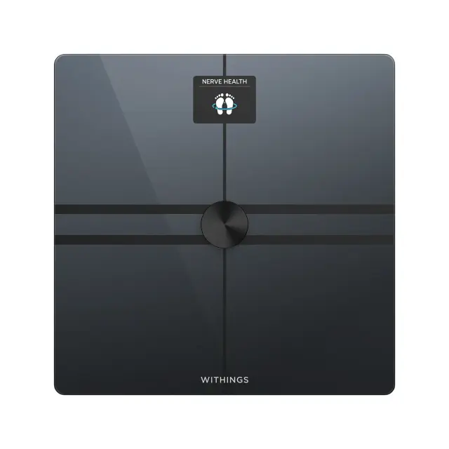 WITHINGS Body Comp Wifi Ζυγαριά με Καρδιαγγειακό Έλεγχο, Λιπομετρητή και Ανίχνευση Περιφερικής Νευροπάθειας Black