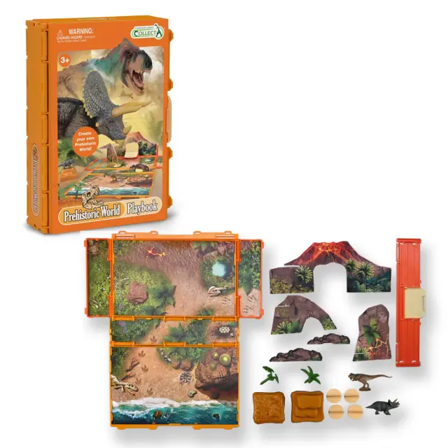 CollectA Βιβλίο Παιχνιδιού Ζώα Του Προϊστορικού Κόσμου (3+ ετών) A1216 2