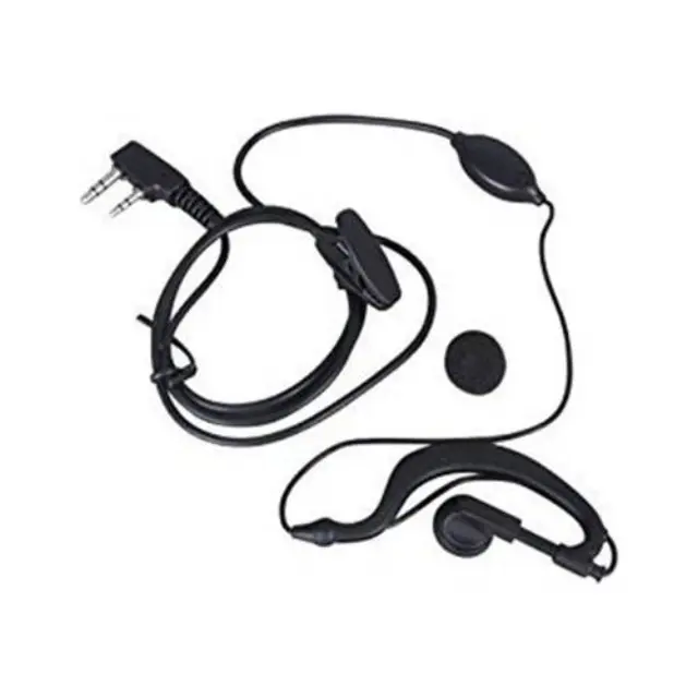 Baofeng Double Pin Ακουστικό Ασύρματου Πομποδέκτη UHF/VHF Συμβατό με UV-5R/UV 82/GT-3/UV-B5/UV B6/UV-5RE/BF-888s 2