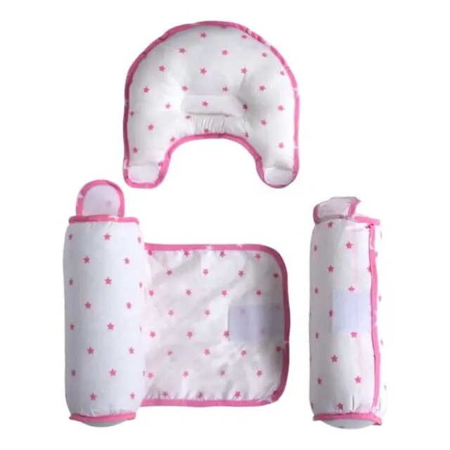 Μαξιλάρι Διαμόρφωσης και Σφηνάκι Sevi Bebe Pink 33-2 3