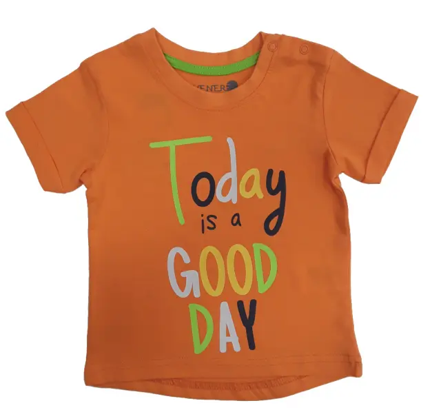 T-shirt Μπλουζάκι Today Is A Good Day Venere Orange 8010643 - 12 M (80cm)