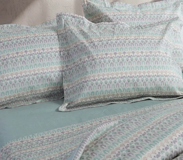 ΣΕΤ ΣΕΝΤΟΝΙΑ ΒΑΜΒΑΚΟΣΑΤΕΝ KING SIZE MOSAIR 270X280 NEF-NEF HOMEWARE AQUA 2