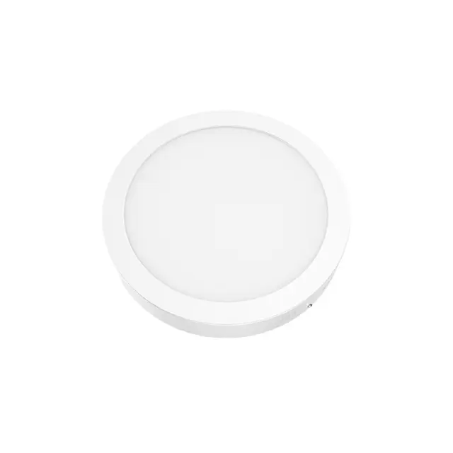 LED ΠΑΝΕΛ ΟΡΟΦΗΣ ΛΕΥΚΟ ΣΤΡΟΓΓΥΛΟ 230V AC 6W 4000K 470LM Ra80 Φ117mm / VEKO640RW