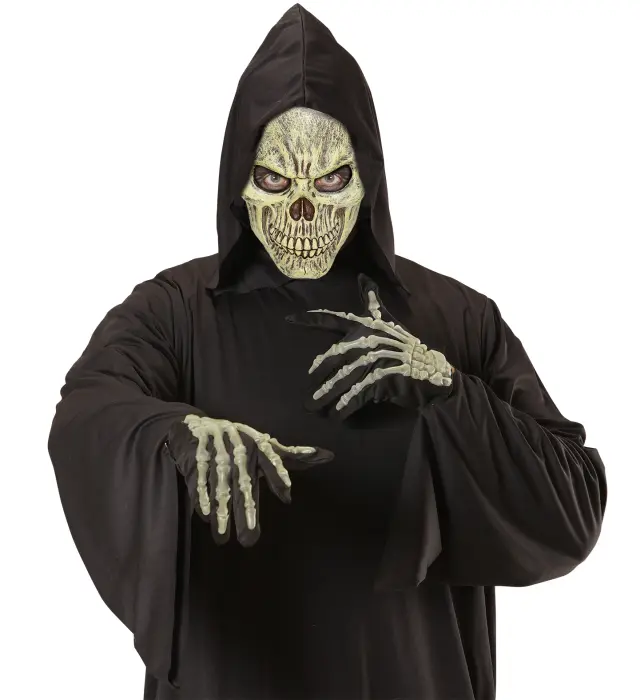 Αποκριάτικο Αξεσουάρ Μάσκα Latex Skull Face (Widmann) (W-05393) 2