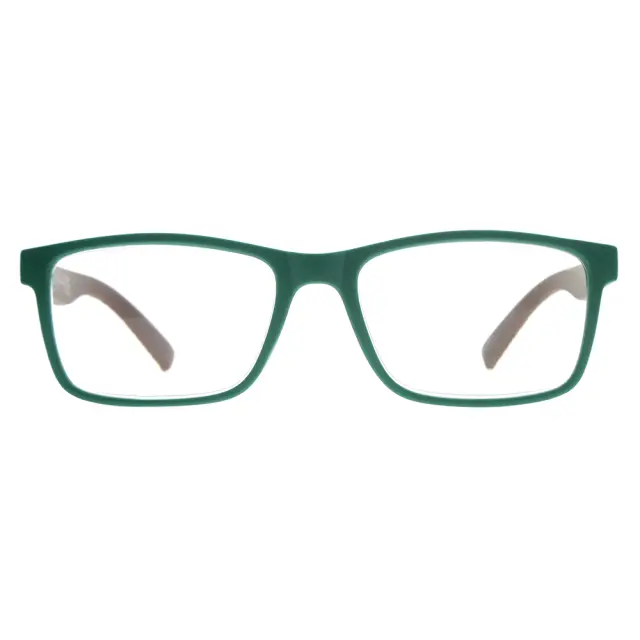 Frog Optical Γυαλιά Πρεσβυωπίας F319 με Πράσινη Μετώπη και Καφέ Βραχίονες +3.50