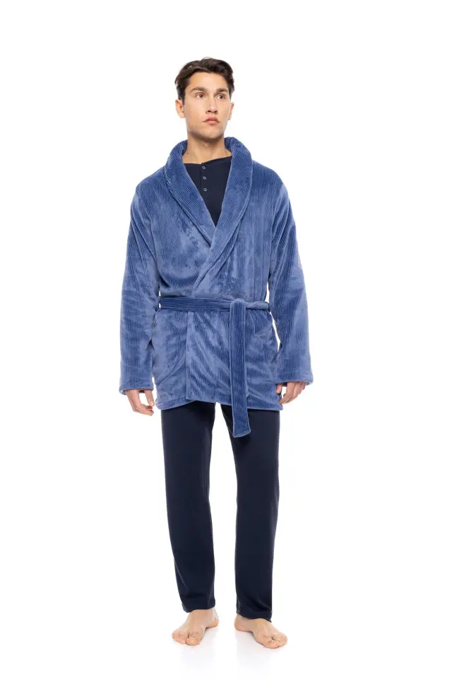 WN-M260 - Cosmos Blue - ROBE SOFT STRIPES NOS