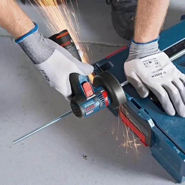 Ασύρματος Γωνιακός Τροχός Bosch PRO GWS Mini 76mm Μπαταρίας 2x3Ah 3