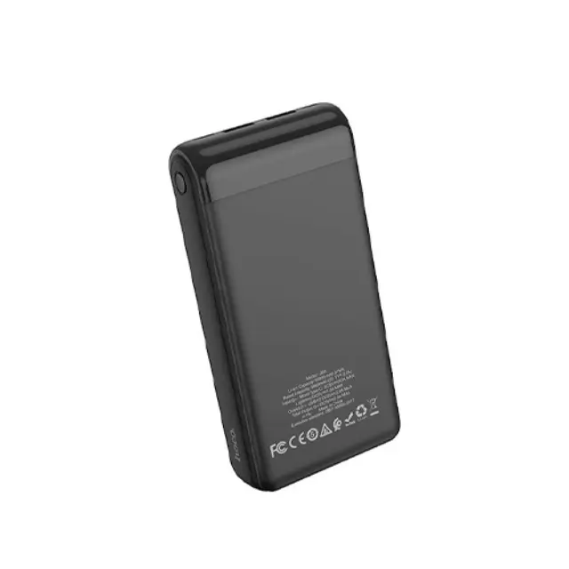 Hoco J59A Famous Power Bank 20000mAh με 2 Θύρες USB-A Μαύρο 2