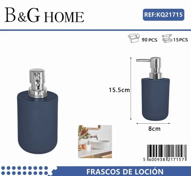 Θήκες κρεμοσάπουνου Dispenser πλαστικές - Σετ 5pcs - Blue - 21715 2