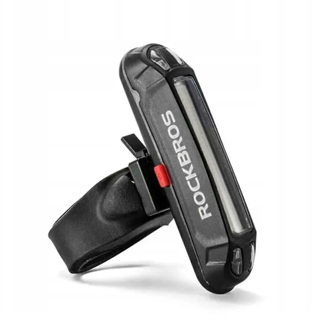 Rockbros A54BK Πίσω Φως Ποδηλάτου + Καλώδιο Micro USB - USB-A - Μαύρο