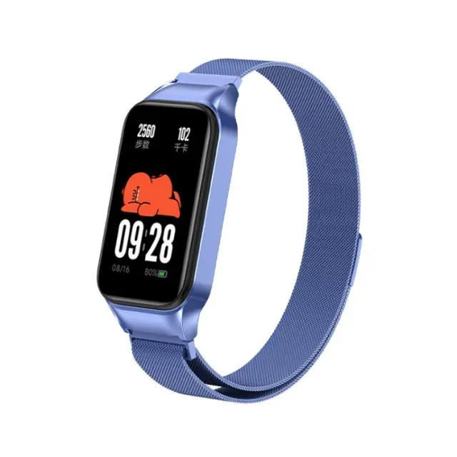 Milanese Λουράκι για Redmi Smart Band 2/8 Active- Midnight Blue OEM
