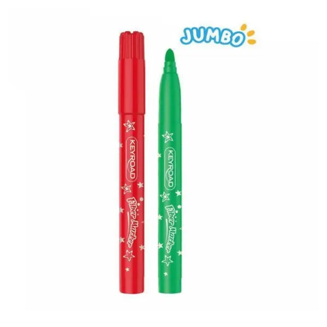 Keyroad Μαρκαδόροι Ζωγραφικής Jumbo 12 χρώματα (KR971413) 2