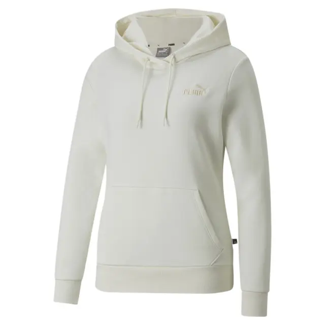 Puma Ess Embroidery Hoodie Fleece (670004-99) - Μπέζ