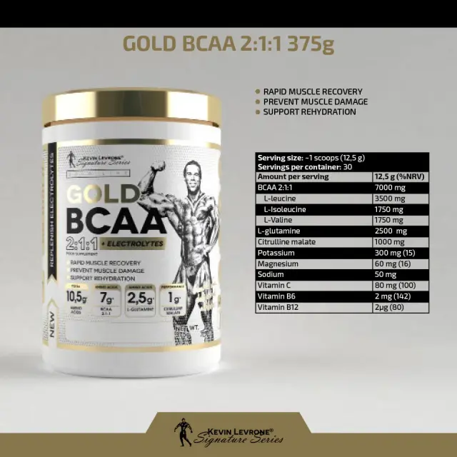Kevin Levrone Gold BCAA 2:1:1 2