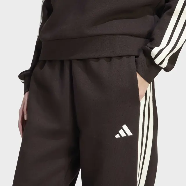 Adidas Essentials 3-Stripes Fleece Loose-Fit Pants KX0789 - S 3
