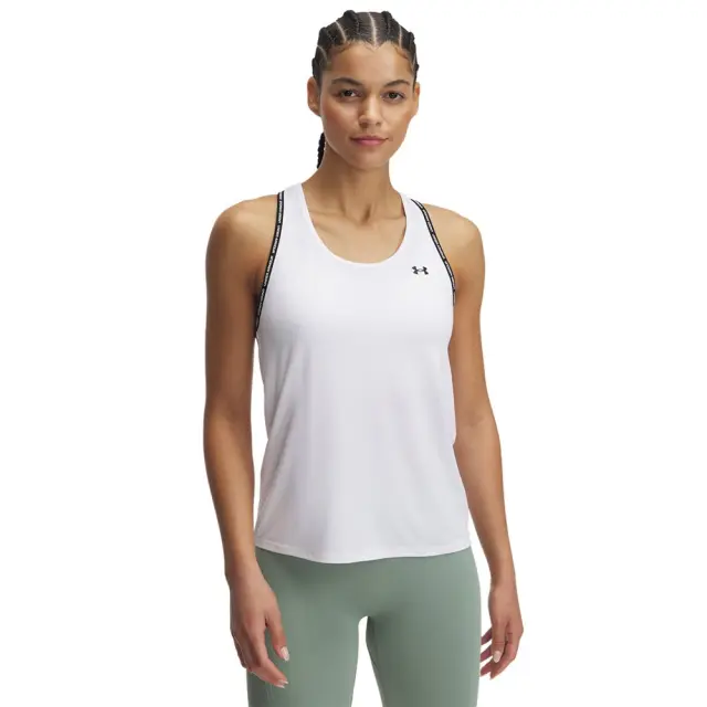 Under Armour Women's Tech Knockout Tank Άσπρο 1389851-100 (Under Armour) - Large