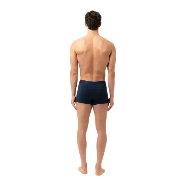 FILA Ανδρικό Boxer Elastic Band - Διπλό Πακέτο, Χρώμα Σκούρο Μπλε-Κόκκινο 3