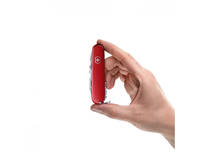 Ελβετικός Σουγιάς Victorinox Champ με δερμάτινη θήκη, 33 λειτουργίες και μήκος 9.1cm - Red 1.6795.LB1 3