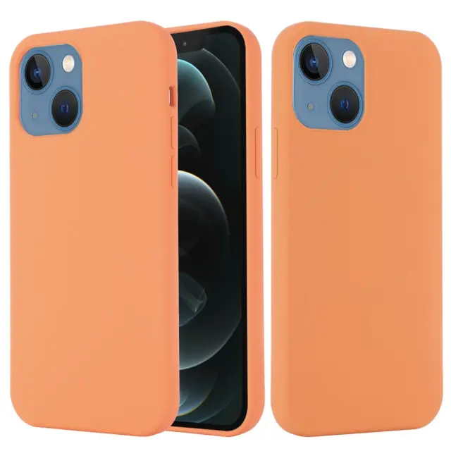 Θήκη Σιλικόνης με MagSafe για iPhone 15-Orange OEM