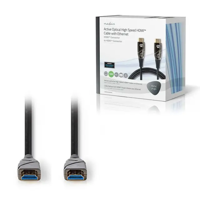 Ενεργό οπτικό καλώδιο High Speed HDMI with Ethernet, HDMI αρσ. - HDMI αρσ. 40m.