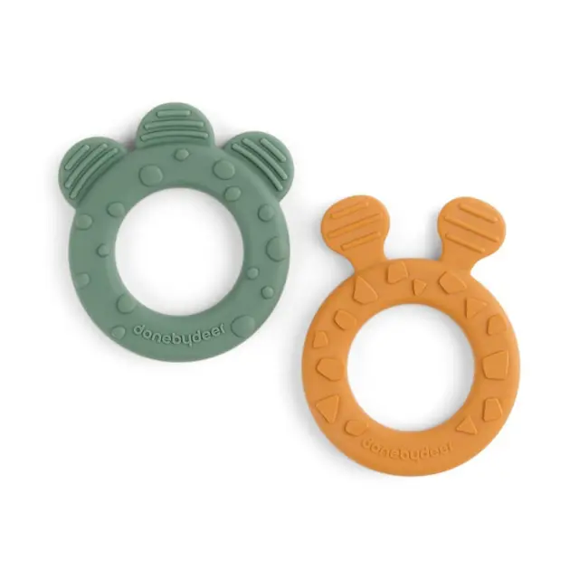 Σετ Μασητικά 2 Τεμαχίων Done By Deer Friends Mustard/Green BR76463 2