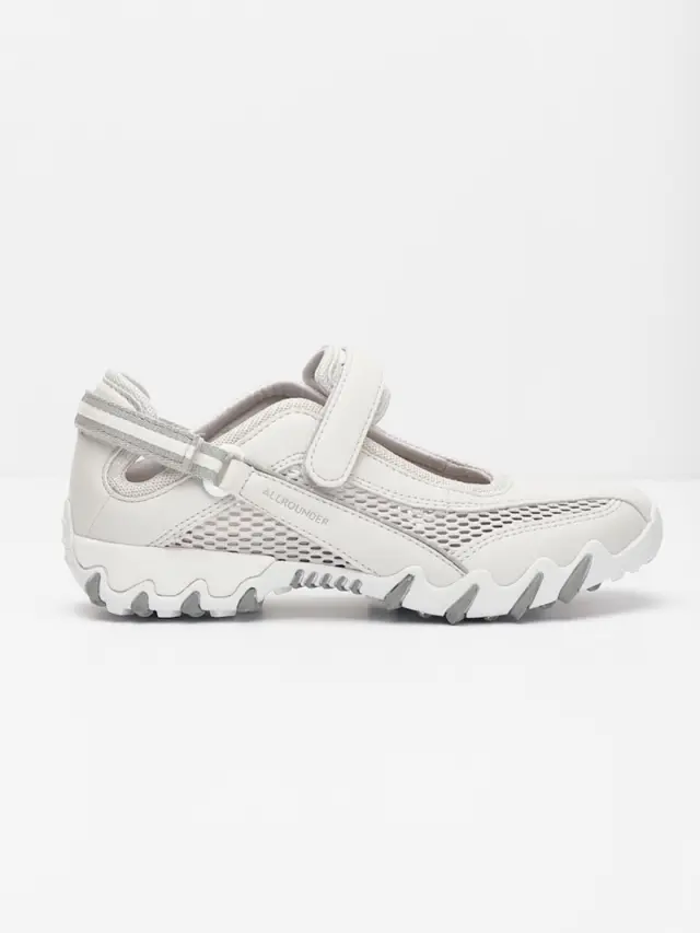 Mephisto Μπαρέτες Γυναικείο δέρμα/ύφασμα Άσπρο MEP/NIRO OFF WHITE 3