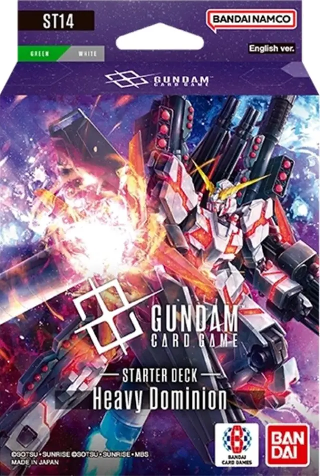Gundam Card Game Starter Deck ST14 Heavy Dominion - EN