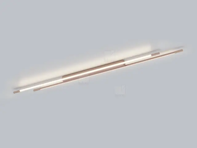 Φωτιστικό Οροφής LEDA – Μοντέρνο Σχέδιο LED Μήκος 150 cm Ρυθμιζόμενο Φωτισμό | IP20 Καφέ