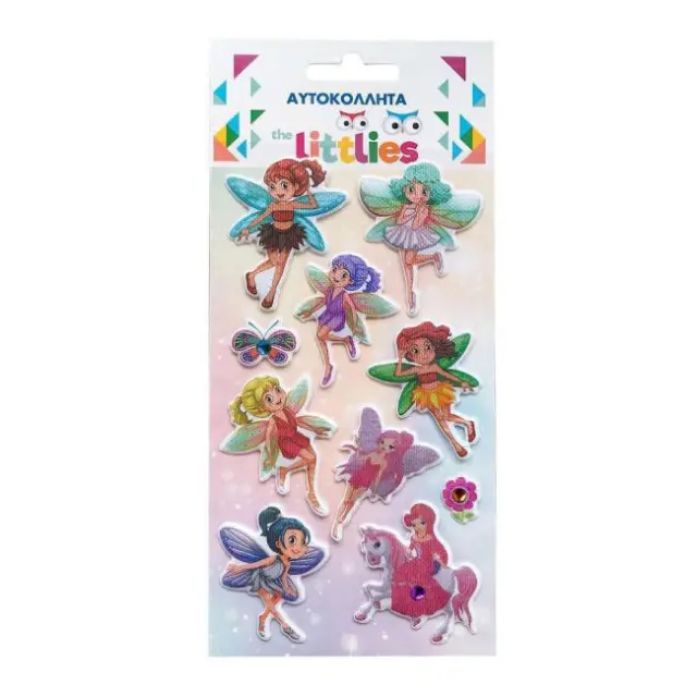 The Littlies Αυτοκόλλητα 10x22cm Νεράιδες (000646969)