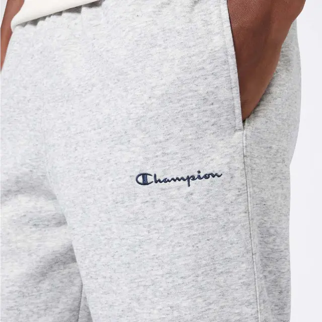 Champion Men's Elastic Cuff Fleece Icons Sweatpants Γκρι 221800-EM021 (Champion) - XXLarge 3
