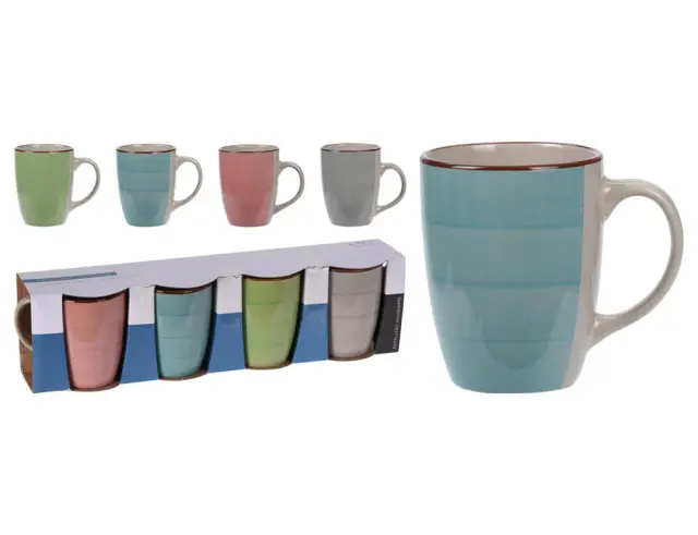 Σετ κούπες Excellent Houseware χωρητικότητας 270ml - 4 τεμάχια Q93000010