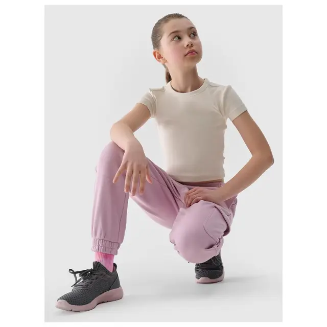 4F T-shirt Creme 4FJWSS25TTSHF1852-12 - 158 3